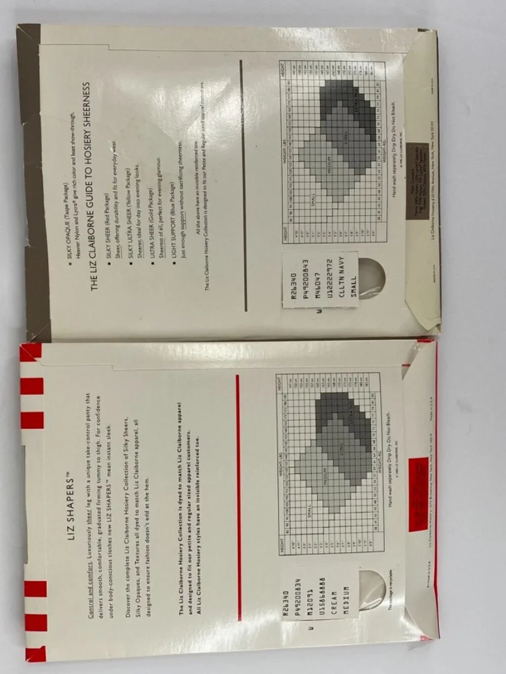 Hanes Liz Claiborne Vintage Pantyhose Lot of 15 Pairs